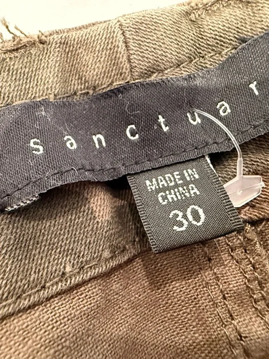 Sanctuary Camo Utility Mini Skirt in Olive and Black - Picture 5 of 5